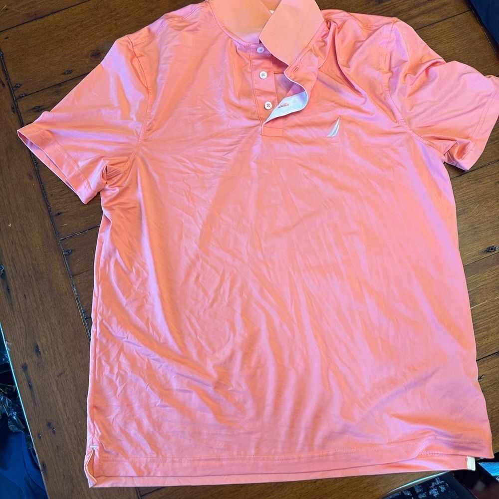 Nautica Men's Coral Polo Shirt